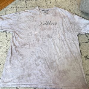 Taylor swift folklore tie dye shirt